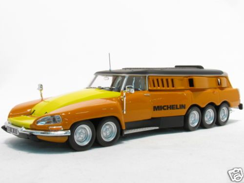 Great French modelcar Citroen DS Michelin Testcar