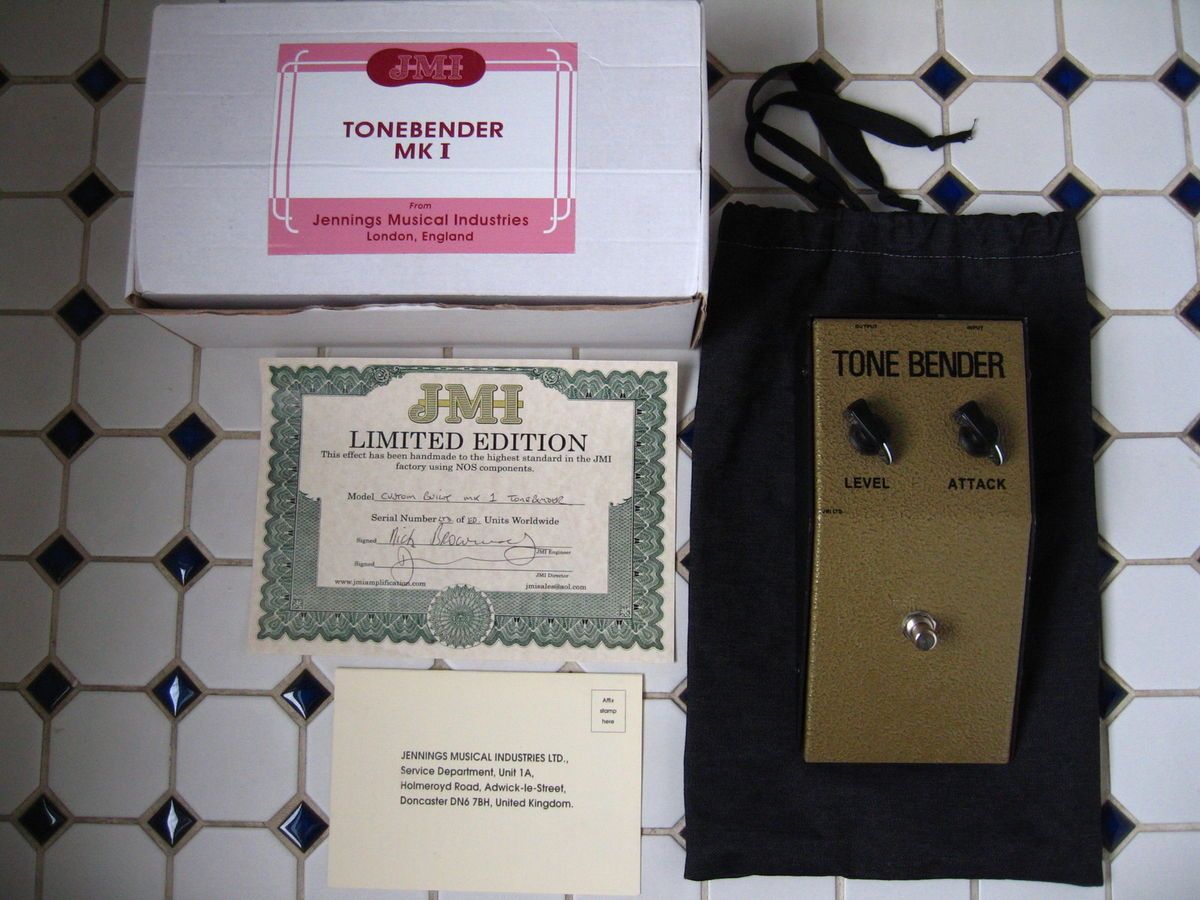 RARE NAMM prototype JMI Mick Ronson Signature MkI Tonebender NOS OC75