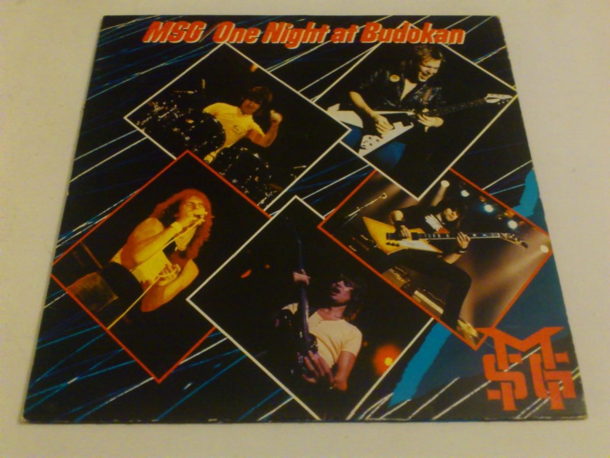 Michael Schenker Group One Night at Budokan EX Chrysalis UK Heavy 2LP