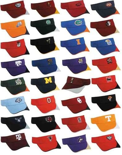 College Replica 3D Mascot Logo Visor Your Team Choice