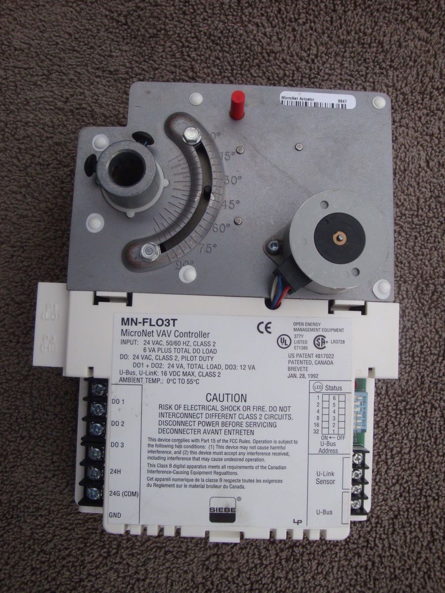 Siebe MN FLO3T Micronet VAV Controller