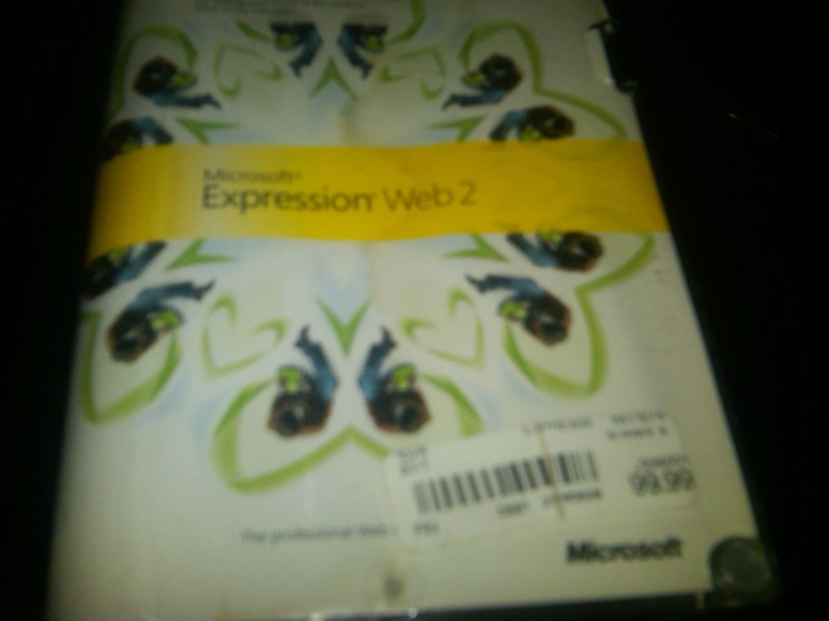 Microsoft Expression Web 2 Upgrade