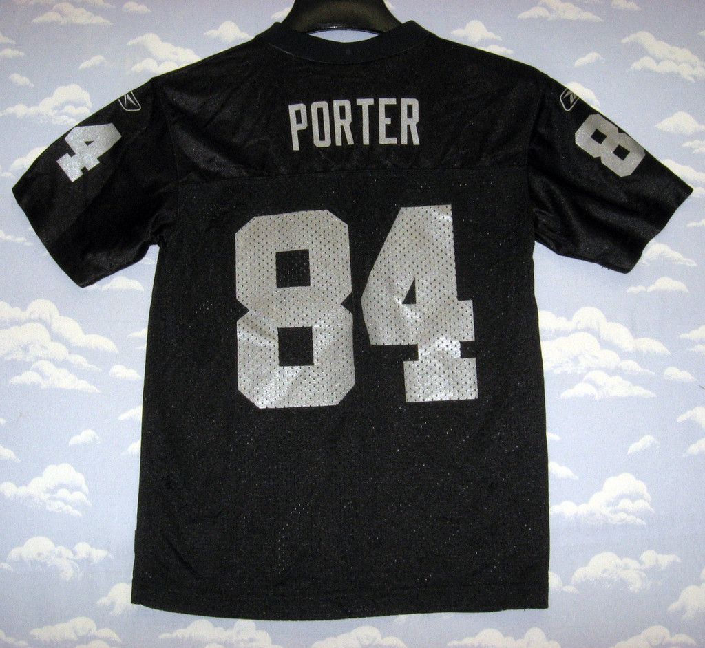 OAKLAND RAIDERS JERRY PORTER 84 Reebok NFL Players FOOTBALL JERSEY Sz