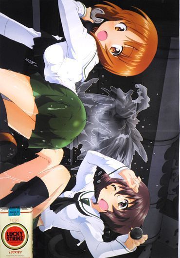  GIRLS und PANZER ROBOTICS NOTES Miho Yukari Junnna Akiho Frau RARE