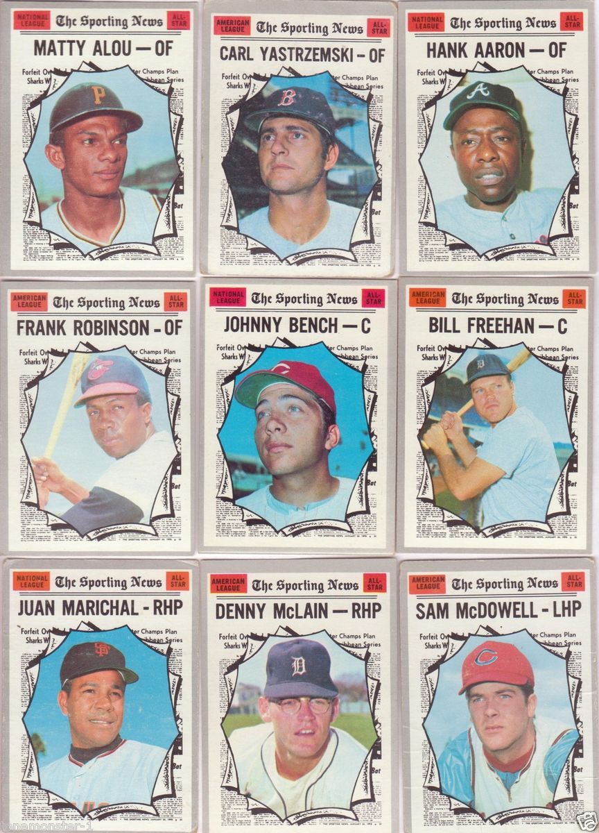 27 Graded 1970 Topps Complete Set Nolan Ryan 712 Munson Aaron Clemente