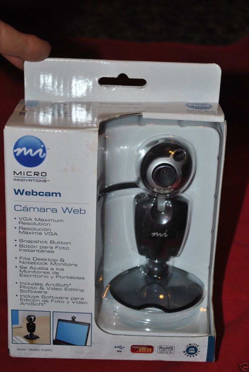 Micro Innovations IC435C Web Cam New