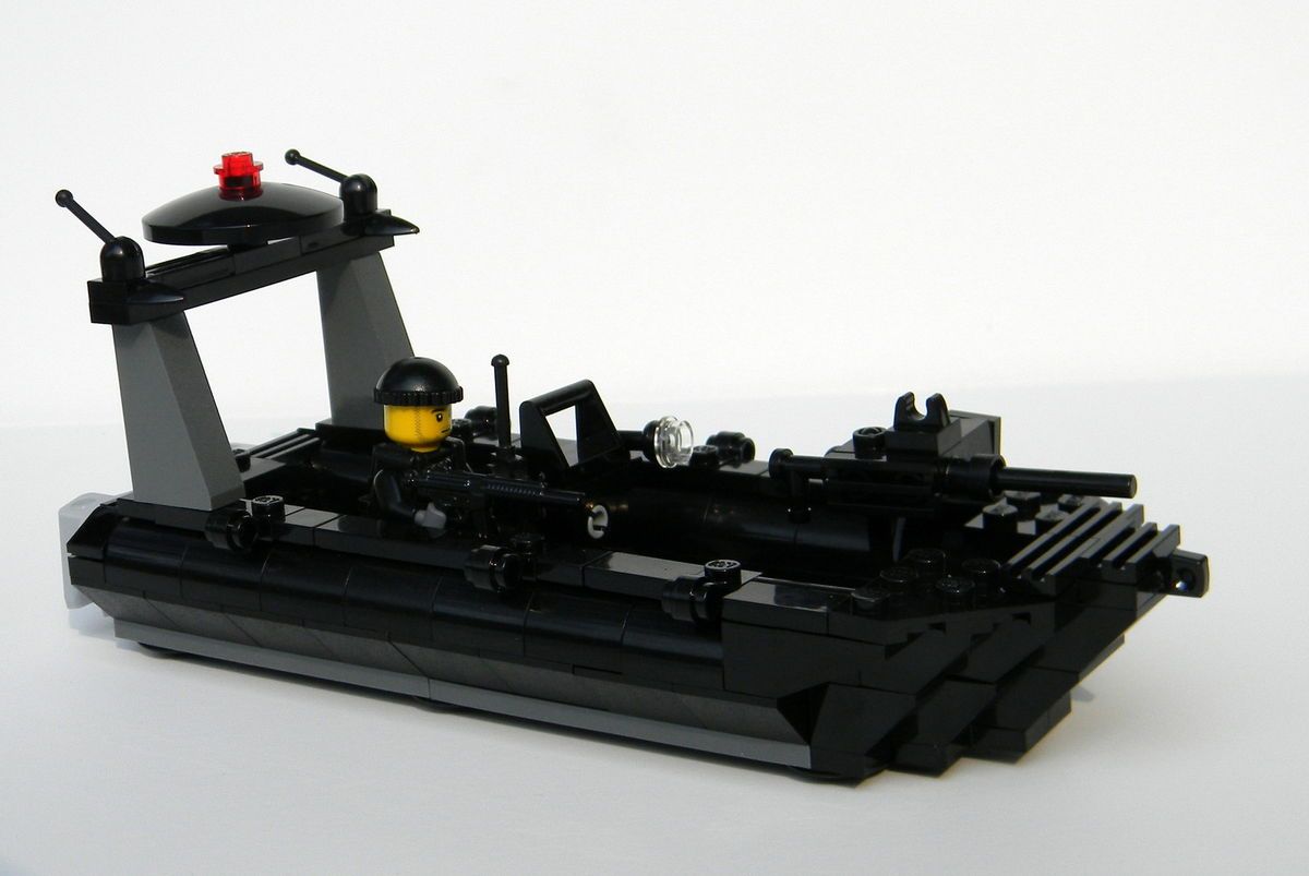 Custom Lego Navy Seal Rhib Boat Military Minifigure Complete Set