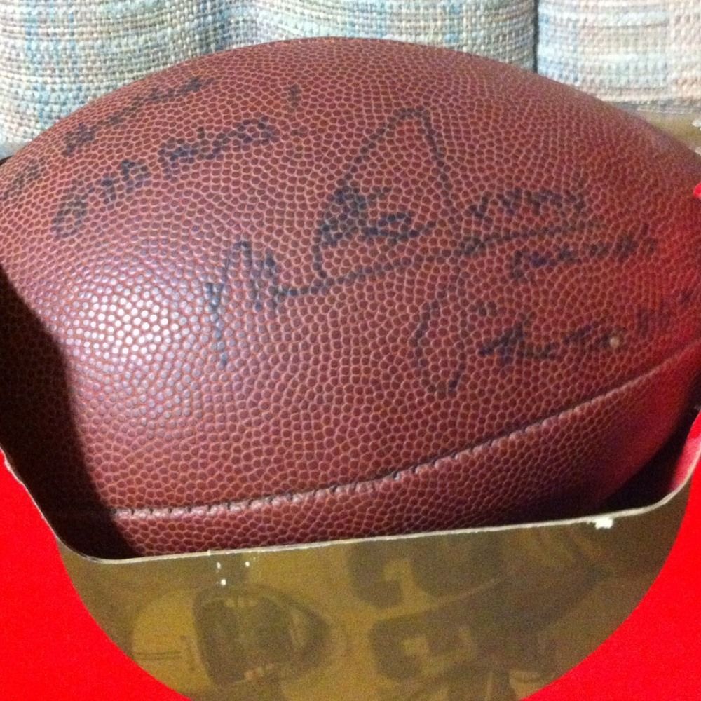 Mike Jones Autographed Football