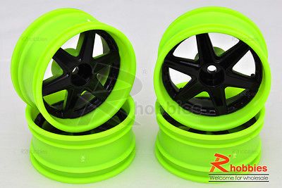 10 RC Racing Touring DRIFT Car 6 Spoke 6mm DRIFT LP26 Wheels Rims