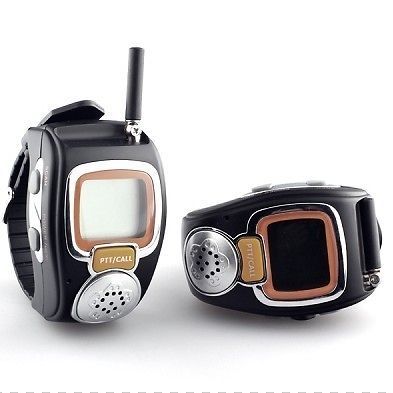 2PCS 2 WAY Radios Freetalker Wrist Walkie Talkie Watch