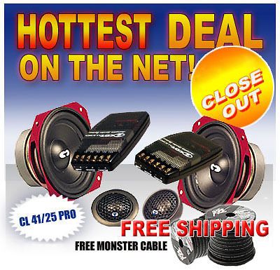 CDT AUDIO CL 41/25 PRO NEW CLASSIC 4 COMPONENT SPEAKER