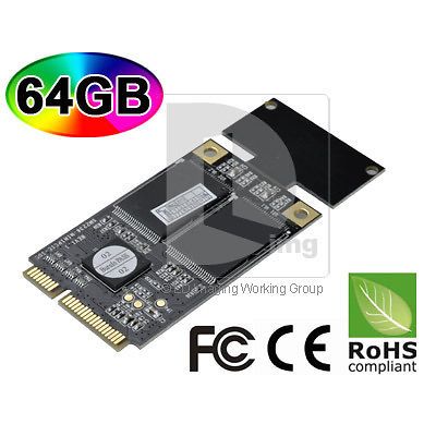 KingSpec 64GB SSD Hard State Card 64G PATA Mini PCIE MLC IDE Fr DELL