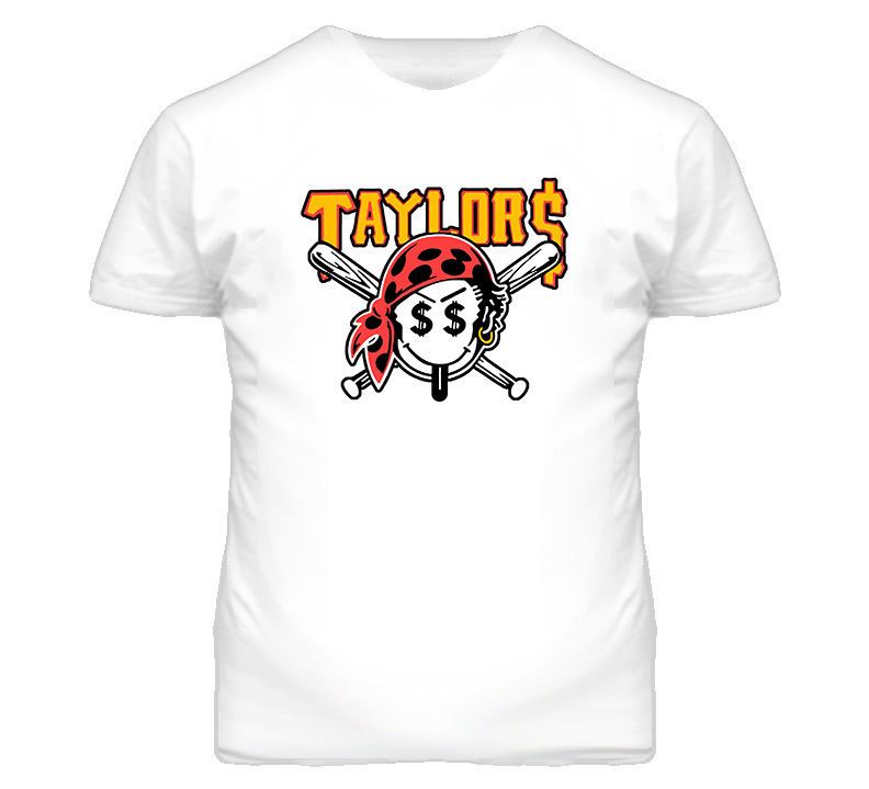 Wiz Khalifa Taylor Gang Pirate Smile Face White T Shirt