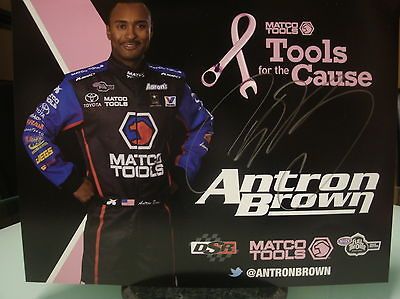 BADD MATCO TOOLS ANTRON BROWN ORIGINAL AUTOGRAPH DRAG RACING HAND OUT