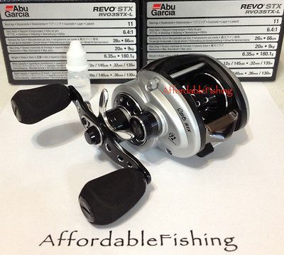 Abu Garcia Revo STX L Left Hand Casting Reel ~ RVO3STXL ~ 6.41 ~ FREE