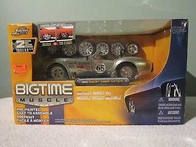 1965 Shelby Cobra 427 S/C Model Kit Jada Bigtime Muscle #55007