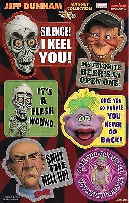 Jeff Dunham Characters Peanut Achmed Walter Bubba J Magnet Sheet HT