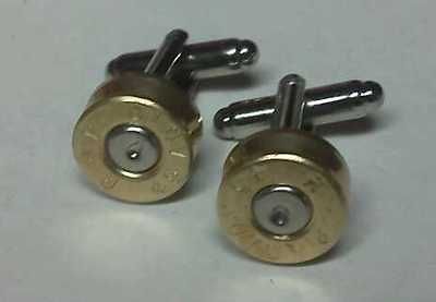 45 ACP Remington Bullet Cufflinks Shell Casing Unique Mens Gift NR