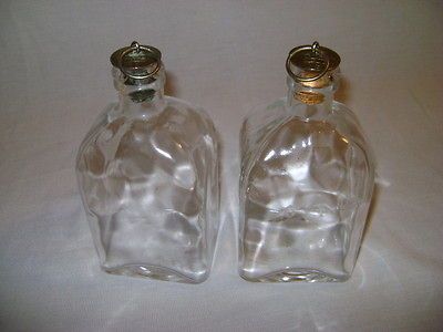 Vinegar set Glass Kitchen Bottles Gustaf VI Adolf Sveriges Konung U