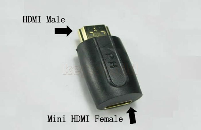 to Mini HDMI Female F Converter Adapter For DVD TV HDTV DV Camera