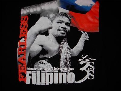 MANNY PACQUIAO BOXING FEARLESS FILIPINO T SHIRT