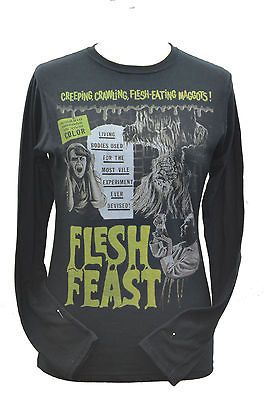 1967 HITLER MAGGOTS FLESH FEAST VERONICA LAKE B MOVIE CULT L/S LADIES