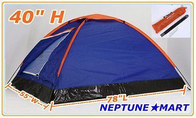 Outdoor Blue Camping Tent 2 Man Ultralight w/bag