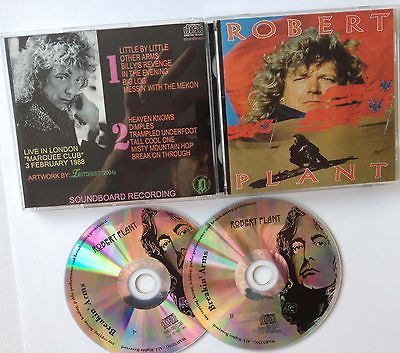 ROBERT PLANT   Marquee, Breakin Arms 88 2CD