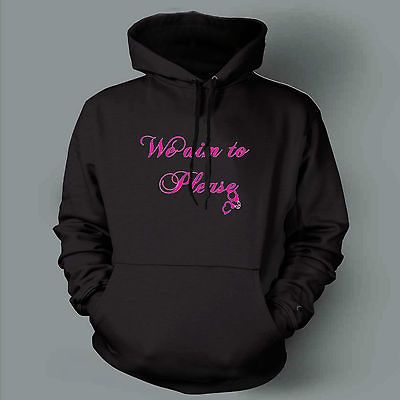 WE AIM TO PLEASE PINK 50 SHADES OF GREY CHRISTIAN BOOK FIFTY HOODIE