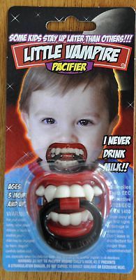 Billy Bob Little Vampire Baby Pacifier NEW   Halloween