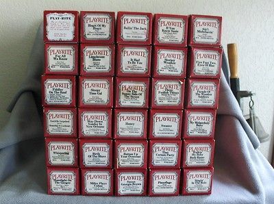 Playrite 88 Note Player Piano Rolls (30) (Lot #13)