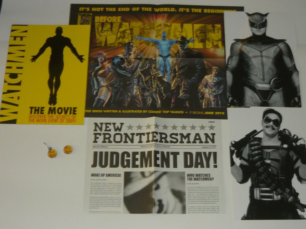 WATCHMEN PROMO NEWSPAPER SDCC 2012 EXCLUSIVE PROMO LOT BEFORE WATCHMEN