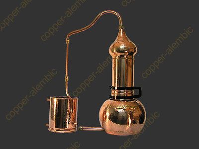 Solid Copper Rotating Column Alembic Still Premium