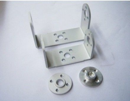 F03711 1 set Robot servo spare parts Metal U holder + round servo