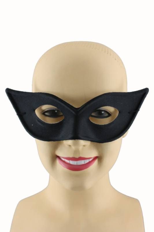 Black Cat Domino Style Mask