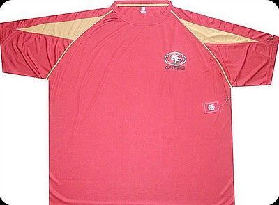 San Francisco 49ers Dry Fit Style Shirt Mens Sz 5XL NFL Team Apparel