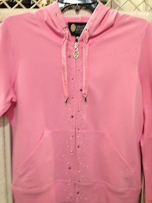 NWT CHRISTINE ALEXANDER COTTON CANDY SPA JACKET W/ DUSTY PINK