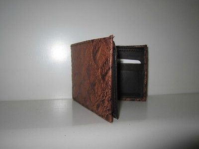 Mens Wallet Dark Brown BiFold Alligator