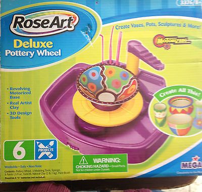 RoseArt DELUXE Motorized Pottery Wheel NEW in box (that has some wear