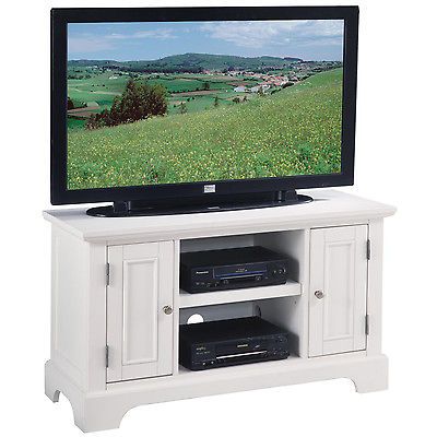 Naples White TV Stand   Naples White TV Stand