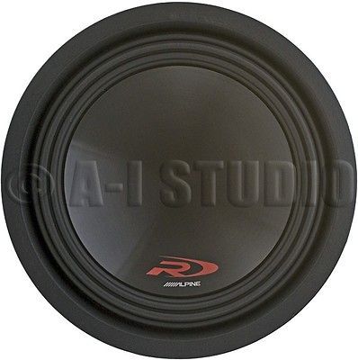 ALPINE SWR10D4 CAR AUSIO STEREO 10 DUAL 4 OHM TYPE R SUBWOOFERS SUB