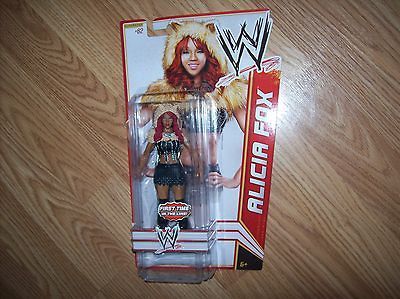 ALICIA FOX WWE FIGURE MOC VHTF SINGLE PACK DIVA #62 MOC FIRST FIGURE