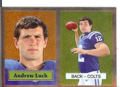 2012 TOPPS CHROME ANDREW LUCK 1957 INSERT COLTS