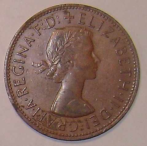 1963   ONE PENNY   GREAT BRITAIN   UNCIRCULATED