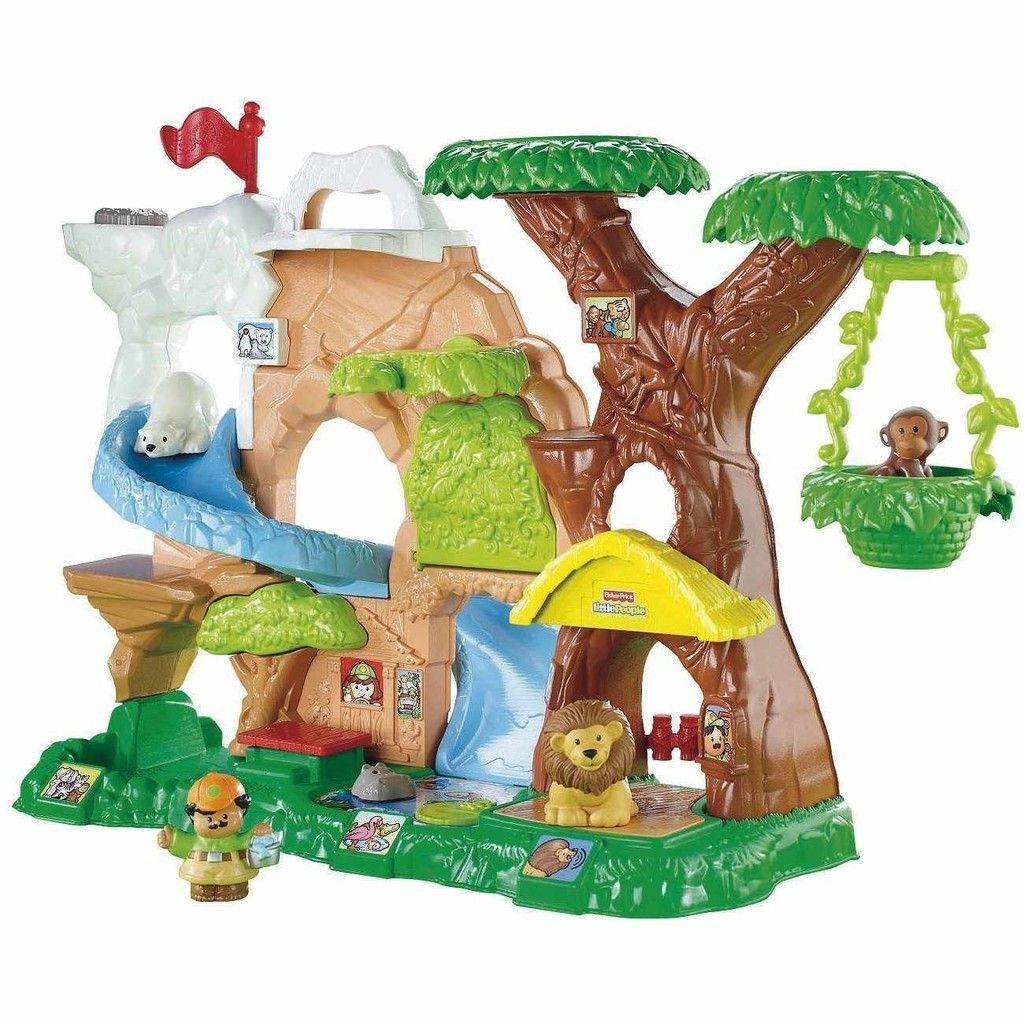 Fisher Price Little People Zoo Talkers Animal Sounds Playset NEW