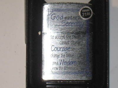 PRAYER ZIPPO LIGHTER USA ALANON AL ANON GOD AMERICAN PRIDE JESUS 12