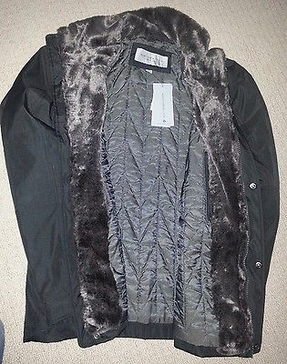 EW MENS MARC NEW YORK ANDREW MARC BRADY FAUX COLLAR COAT JACKET DIFF