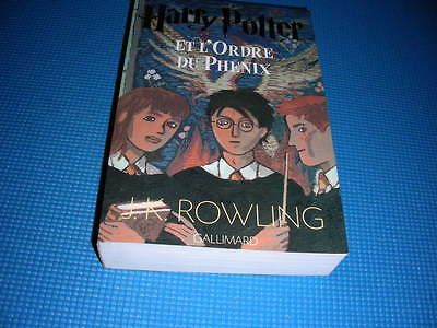 HARRY POTTER book #5~ ET LORDRE DU PHÉNIX~Gallima rd, big book, free