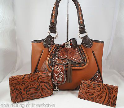 western leather saddle purses in Clothing, 