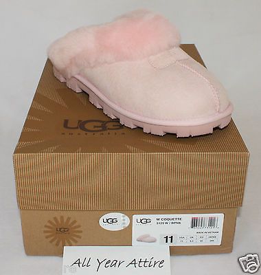 NIB UGG Australia Coquette Slippers   Baby Pink   Womens US 11